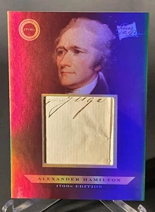 2024 Alexander Hamilton Pieces of the Past 1700’s #229 Jumbo HANDWRITING RELIC - Bild 1 von 2