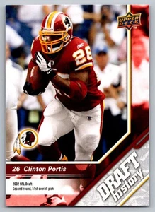 2009 Upper Deck Draft Edition Clinton Portis Washington Redskins #151 - Picture 1 of 2