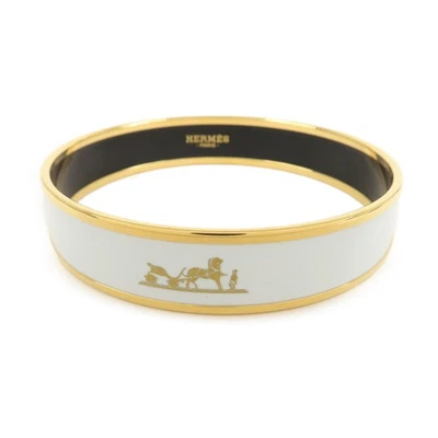 HERMES электронной почты PM браслет браслет белый подлинный б/у F/S - Изображение 1 из 4