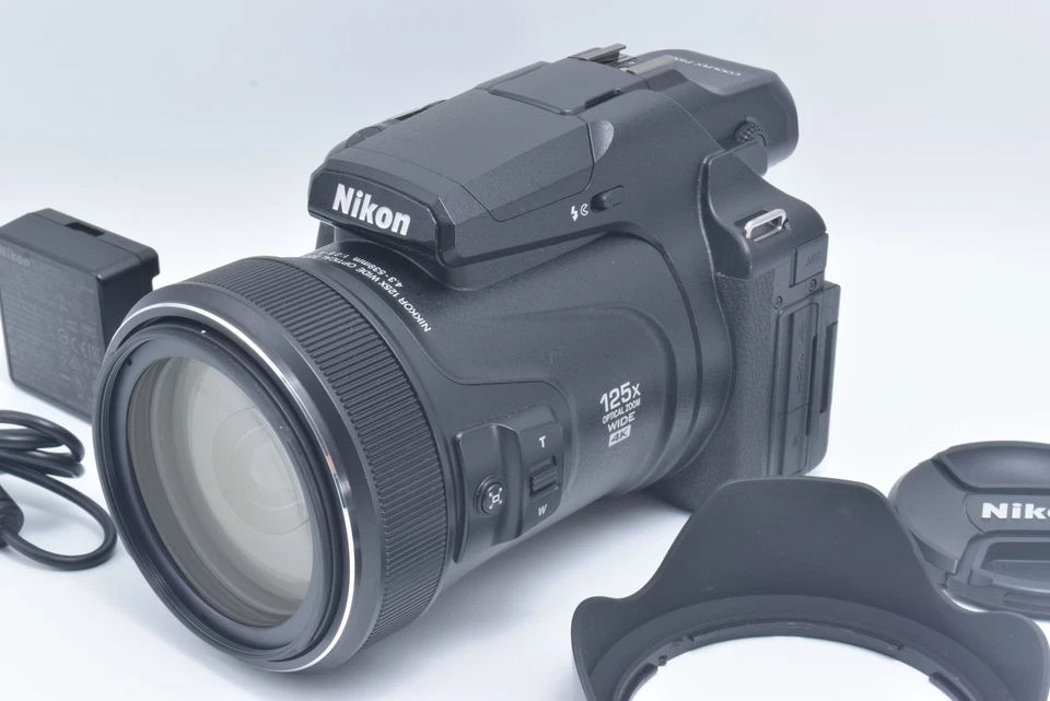 Nikon Coolpix P1000 16MP 4K Digital Camera 24-3000mm w/ Battery [Exc++] #177 - Image 1 of 4