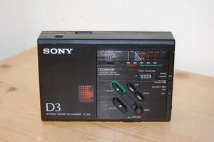 Grabadora de casete estéreo Sony TC-D3 que funciona con bajo nivel de grabación - Imagen 1 de 8