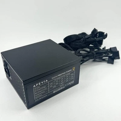 Apevia 1000W Prestige Power ATX-PR1000W 80 Plus Gold Non Modular Power Supply - Image 1 of 4
