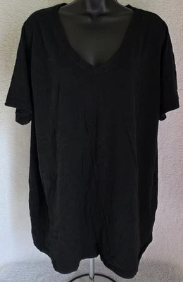 Camisa blusa Ava & Viv para mujer talla 1X manga corta cuello en V Foto 1 de 4