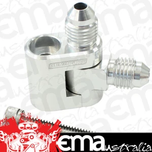 Aeroflow AF64-2188 Dual Swivel GM LS Water Cross-Over Adapter 2 x -4AN Male - Picture 1 of 2
