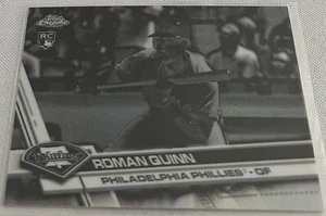 2017 Chrome Baseball Roman Quinn Philadelphia Phillies Negative Refractor Rookie - Bild 1 von 3