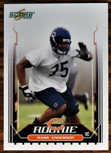 2006 Score #392 Mark Anderson RC Rookie Chicago Bears