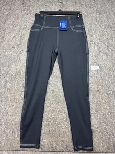 VOOVEEYA Women’s Leggings Jeggings Pockets Black Size L NWT - Picture 1 of 7