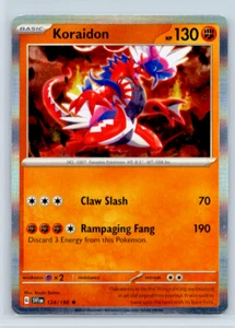 Pokemon TCG Scarlet and Violet Silver Rare Holo Koraidon #124/198 NM Mint - Bild 1 von 2