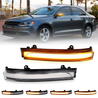 For VW GOL Saveiro Voyage FOX UP Jetta Mk6 SE Side Mirro LED Turn Signal Lights - Изображение 1 из 4