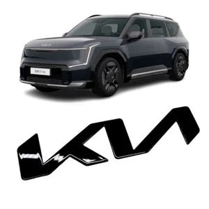Fabricante de equipos originales EV9 GT Line KIA emblema de logotipo negro brillante para Kia EV9 24-25 - Imagen 1 de 9