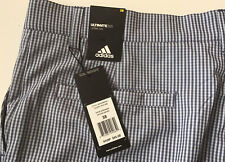 Adidas Ultimate 365 Men's Herringbone Woven Golf Shorts- Sky Tint - Size 38