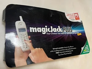 Magic Jack Rare Set Of 2 Plus Free Local Long Distance Calling Telephone NEW OP - Picture 1 of 8