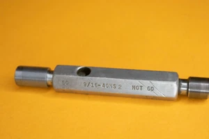 GTD 9/16-40 NS 2 NoGo Thread Gage Gauge PD 5463 PD .5493 - Bild 1 von 5