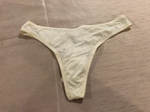 NWT EPURE LISE CHARMEL SENSATION PLAISIR ECRU THONG/STRING - SIZE SMALL - Picture 1 of 6
