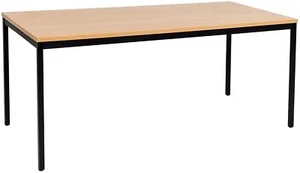 Schreibtisch Mehrzwecktisch 120 cm x 80 cm x 75 cm Saphir Eiche Dekor/ anthrazit - Bild 1 von 8