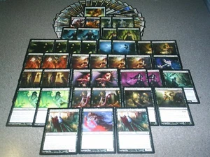 MTG Magic FEAST OF BLOOD DECK Vampire WORLDWAKE M10 LOT Anowan Nighthawk Hexmage - Picture 1 of 6