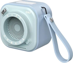 EWA Mini Speaker Wireless Bluetooth With Small Cord Wireless Portable Blue - Zdjęcie 1 z 5