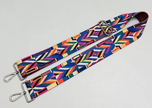 Vintage Retro 70s Hippie Style 2" Wide Woven SLR/DSLR Camera Neck Shoulder Strap - Picture 1 of 8