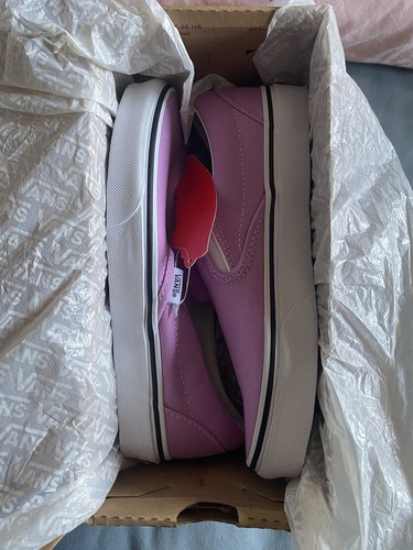 Scarpe da ginnastica donna Vans classiche slip on viola taglia 4