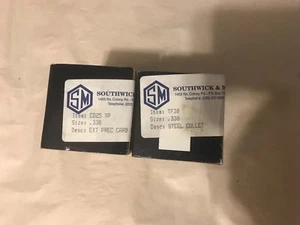Southwick & Meister .338 TF30 Collet and .338" CD25 Guide Bushing, UNUSED - Picture 1 of 8
