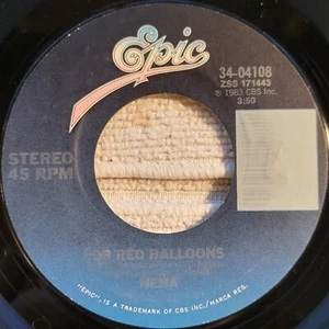 Nena "99 Red Balloons / 99 Luftballons" weak VG+ - Picture 1 of 3