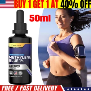 Metilene Blu Grado Farmaceutico - Metilene Blu 1% - Gocce Liquide 50ML Nuovo~ - Foto 1 di 10