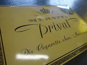 Muratti Privat altes Blechschild aus Berlin um 1935 - Bild 1 von 7