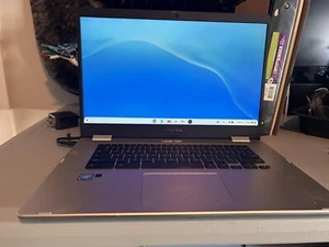 ASUS Chromebook (32GB, Intel Celeron N, 1.10GHz, 4GB) Laptop - Silver -... - Afbeelding 1 van 6