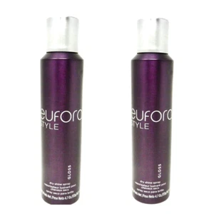 Eufora Style Gloss Dry Shine Spray 4.7 oz Full Size Set of 2 - Picture 1 of 4