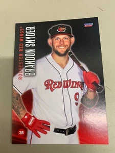 Brandon Snyder Card 2021 Rochester Red Wings Team Card - Picture 1 of 1