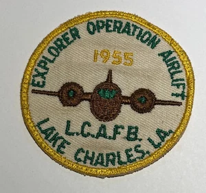 Lake Charles Air Force Base Louisiana 1955 Explorer Boy Scout Patch KJ0 - Picture 1 of 2