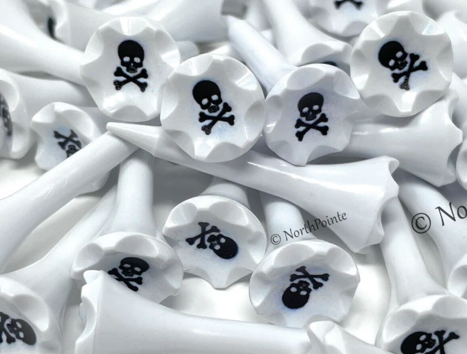 NORTHPOINTE 50Ct Golf Tees 1 ½” Plastic Golf Tees Short Tees for Irons, Par Threes, Range