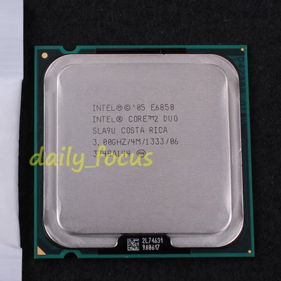 Intel Core 2 Duo Mobile E6850 SLA9U 3 GHz HH80557PJ0804MG CPU LGA 775 1333 MHz - Image 1 of 2