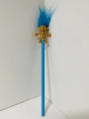 Винтажный ТРОЛЛЬ на ребенка синий карандаш w/синий волос - Русский тролль кукла - Изображение 1 из 3