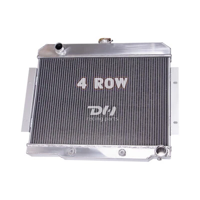 RADIADOR DE ALUMINIO DE 4 FILAS PARA MOTOR CHEVY 1972-1986 JEEP CJ 82-86JEEP SCRAMBLER Foto 1 de 4