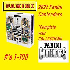 2022 PANINI CONTENDERS Football Base Set 1-100 RC - Pick your Card - HOT!