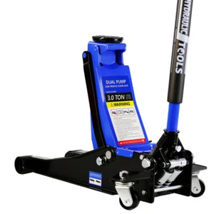 Hydraulic Low Profile and Steel Racing Floor Jack 3 Ton (6600 lb) Capacity - Picture 1 of 11