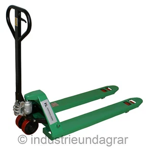 ML Hubwagen 2 T 2000 kg Palettenwagen Handhubwagen Gabelhubwagen 115cm Tandem PU - Bild 1 von 9