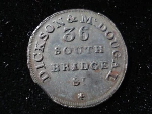 Tea Dealers and Grocers Token Dickson and McDougal Great Britain - Foto 1 di 2