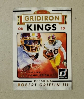 2015 Panini Donruss Gridiron Kings Stat Line Season /687 Robert Griffin III #286 - Image 1 of 4