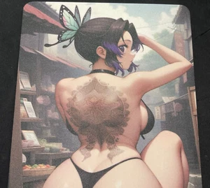 Matchmaker Spicy Waifu NSFW A5 Size Card Board Shinobu Demon Slayer Tatto - Picture 1 of 4