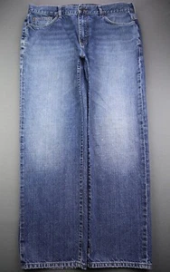 Pantalones de mezclilla para hombre Chaps calce recto lavado medio 5 bolsillos algodón talla 38x30 (MSR 37x29) - Imagen 1 de 9