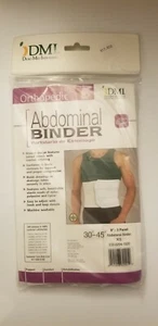 DMI Abdominal Binder - 3-Panel 9" Compression Support White Size XTRA SMALL - Picture 1 of 3