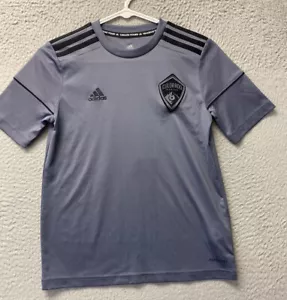 Adidas Youth Colorado Rapids Jersey Gray 11 12 year M / 110-30 - Picture 1 of 8