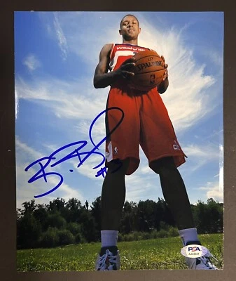Bradley Beal Signed 8x10 Photo Rookie Auto Mint Wizards Suns Autograph PSA Coa - Image 1 of 4