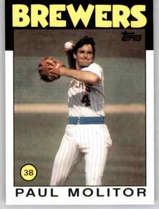 Tarjetas Topps 2010 Your Mom Throw Out Paul Molitor reimpresión RP Insert Brewers #151 - Imagen 1 de 2