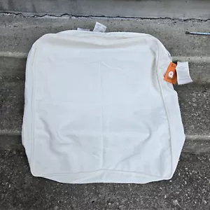 Funda de almohada blanca para exteriores POTTERY BARN cremallera 24” X 24” secado rápido nueva con etiquetas - Imagen 1 de 12