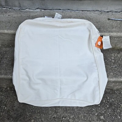 Funda de almohada blanca para exteriores POTTERY BARN cremallera 24” X 24” secado rápido nueva sin etiquetas Foto 1 de 4