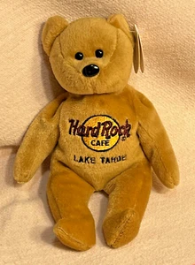 Peluche bambino berretto marrone Hard Rock Cafe Lake Tahoe #1 nella serie ISAAC BEARA - Foto 1 di 7