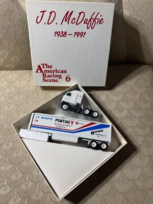 Winross J.D McDuffie #70 Pontiac Racing Truck And Trailer In Box - Image 1 of 4